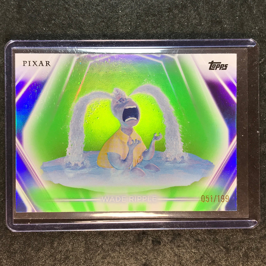 2026 Topps Disney Neon WADE RIPPLE Base Green 51/199 #182