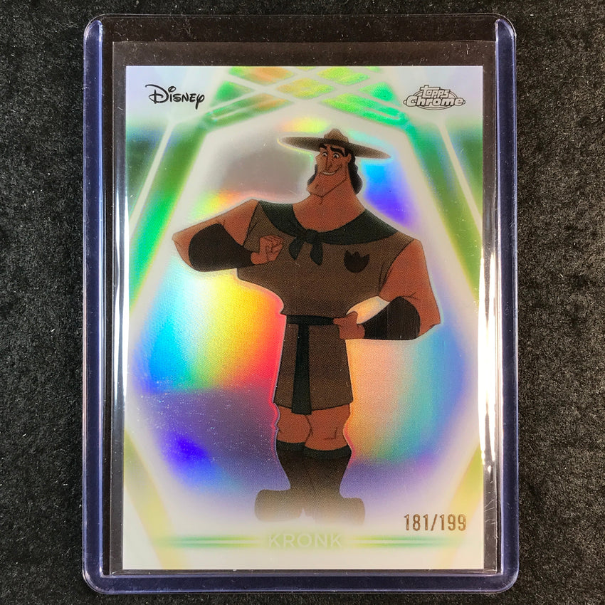 2026 Topps Disney Neon KRONK Chrome Neon Etch Refractor 181/199 #39