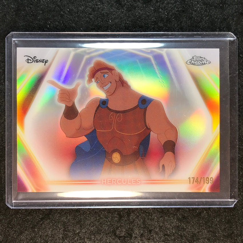 2026 Topps Disney Neon HERCULES Chrome Neon Etch Refractor 174/199 #131