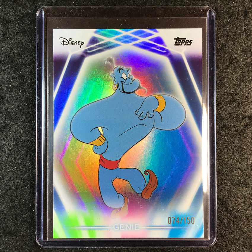 2026 Topps Disney Neon GENIE Base Pink Green Blue 74/150 #29