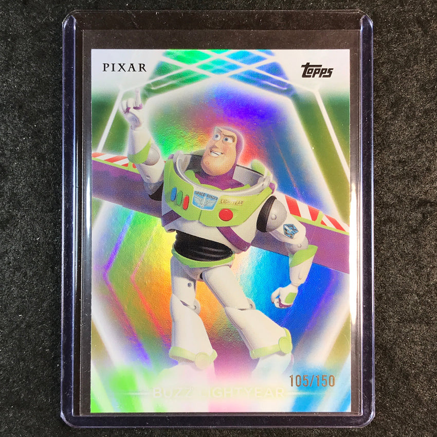 2026 Topps Disney Neon BUZZ LIGHTYEAR Base Pink Green Blue 105/150 #31