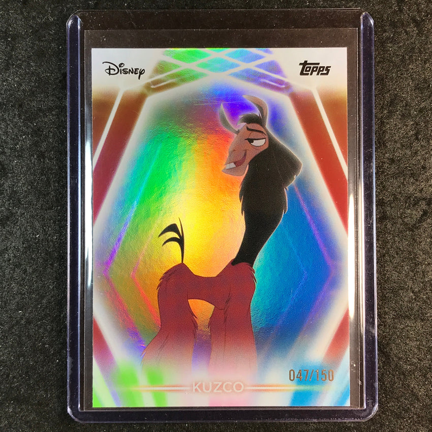 2026 Topps Disney Neon KUZCO Base Pink Green Blue 47/150 #37