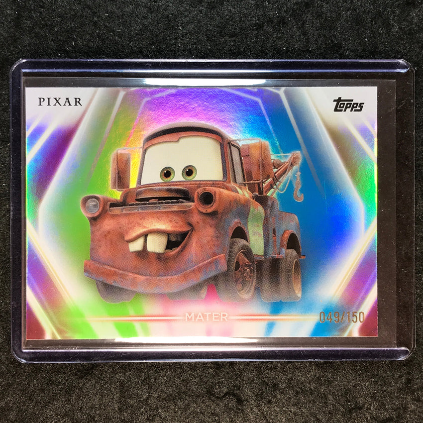 2026 Topps Disney Neon MATER Base Pink Green Blue 49/150 #89