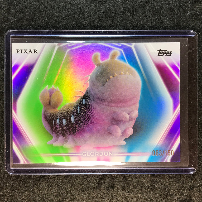 2026 Topps Disney Neon GLORDON Base Pink Green Blue 63/150 #147