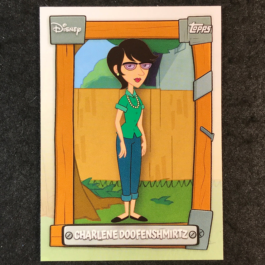 2026 Topps Disney Neon CHARLENE DOOFENSHMIRTZ Phineas and Ferb #P&F-13