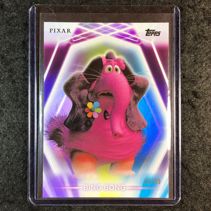 2026 Topps Disney Neon BING BONG Base Purple Yellow Blue 23/99 #168