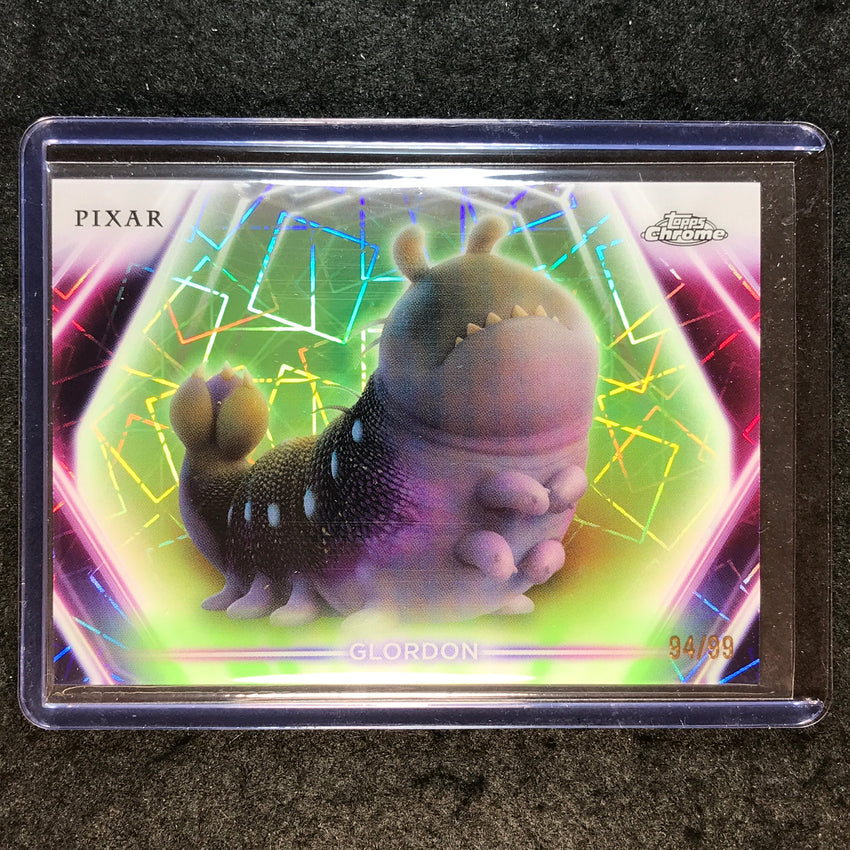 2026 Topps Disney Neon GLORDON Chrome Neon Etch Green Lazer 94/99 #147