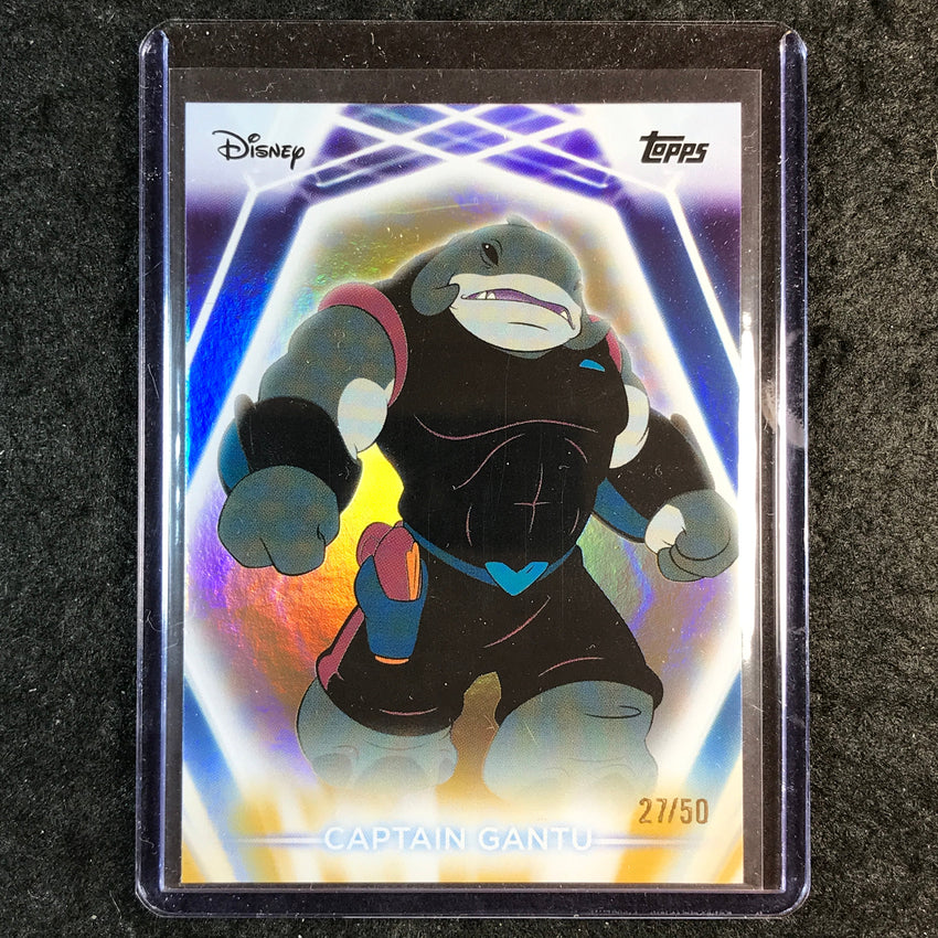 2026 Topps Disney Neon CAPTAIN GANTU Base Gold 27/50 #18