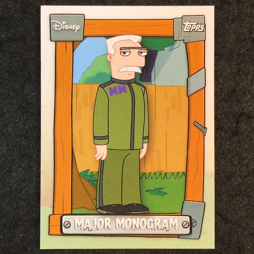 2026 Topps Disney Neon MAJOR MONOGRAM Phineas and Ferb #P&F-16