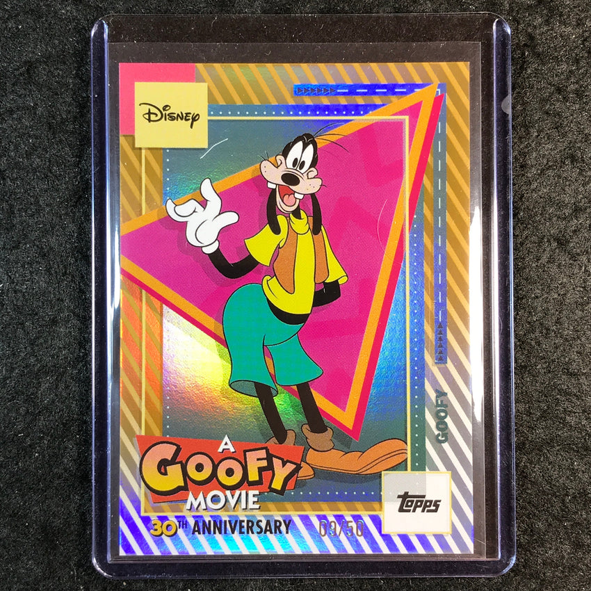 2026 Topps Disney Neon GOOFY A Goofy Movie Gold 9/50 #1