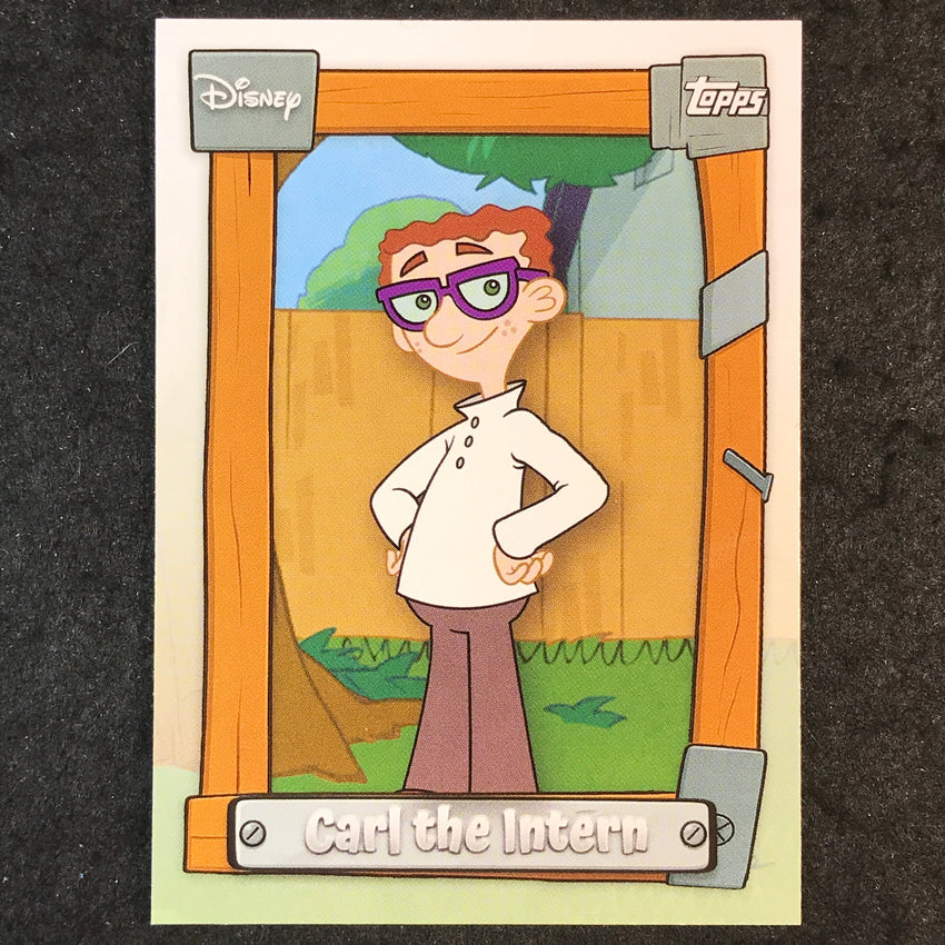2026 Topps Disney Neon CARL THE INTERN Phineas and Ferb #P&F-17