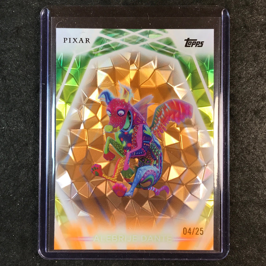 2026 Topps Disney Neon ALEBRIJE DANTE Base Orange Diamante 4/25 #70
