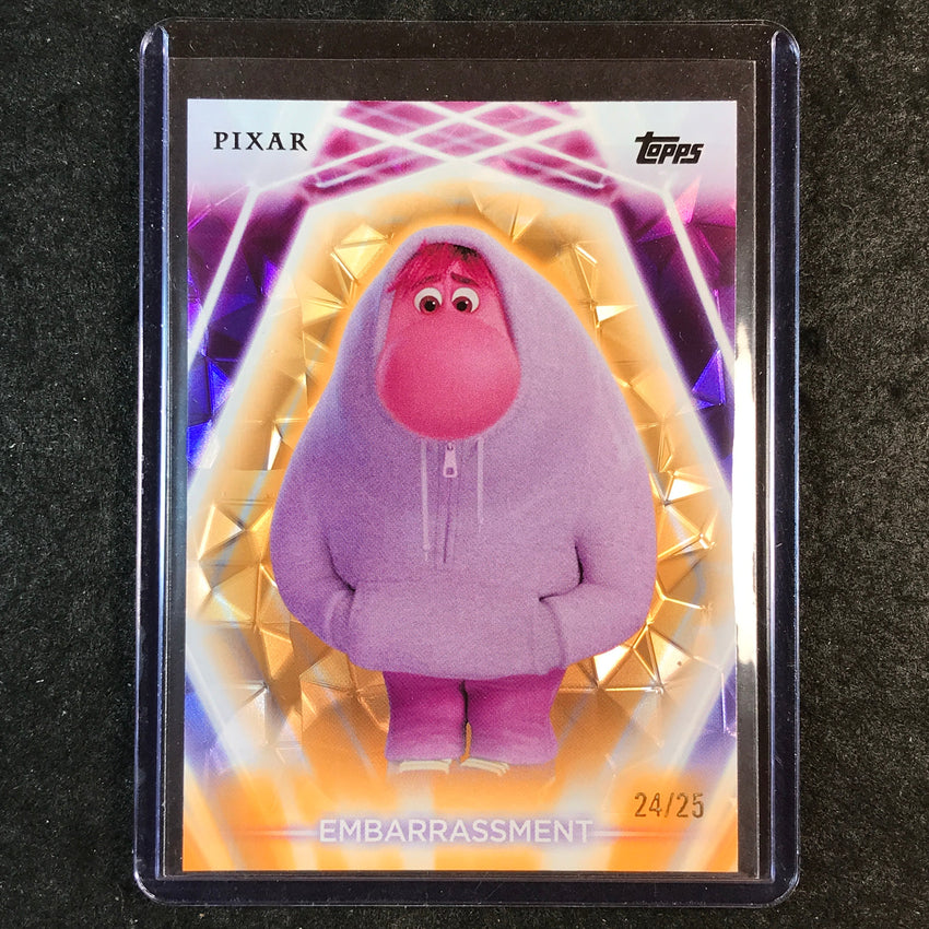 2026 Topps Disney Neon EMBARRASSMENT Base Orange Diamante 24/25 #170