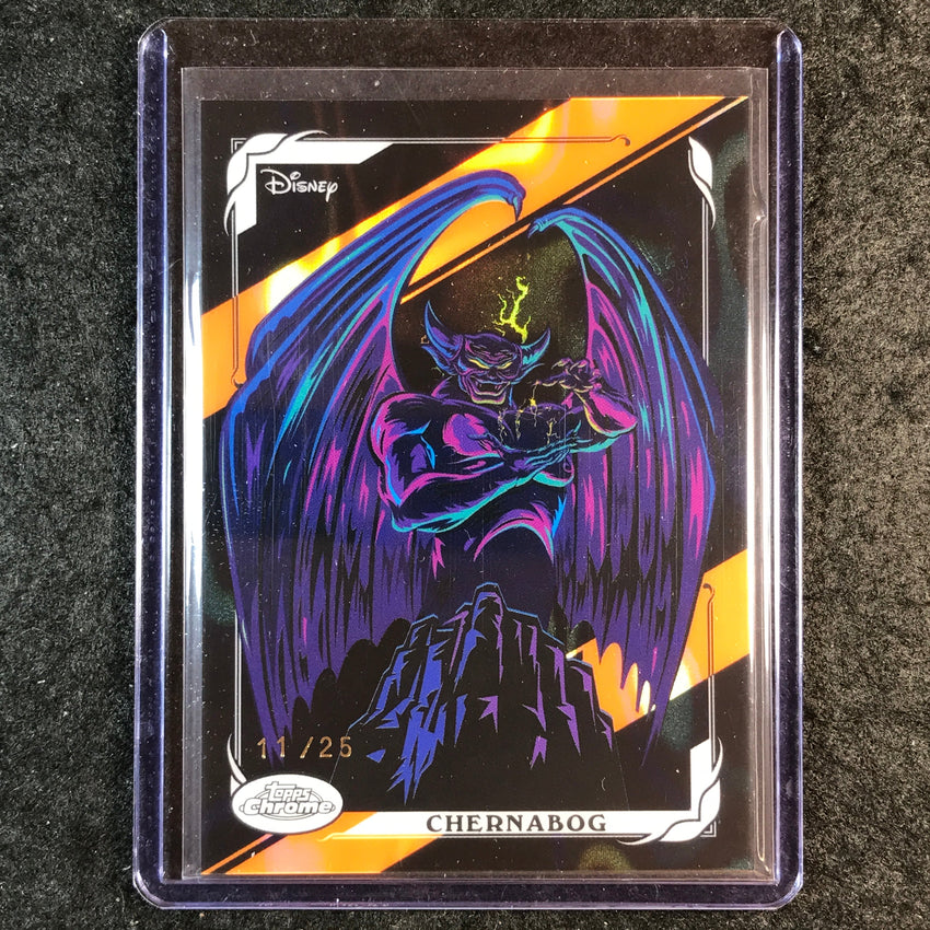 2026 Topps Disney Neon CHERNABOG Neon Villains SSP Orange 11/25 #4