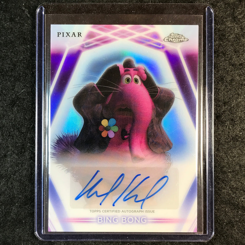 2026 Topps Disney Neon RICHARD KIND AS BING BONG Chrome Neon Etch Auto #CNA-RK