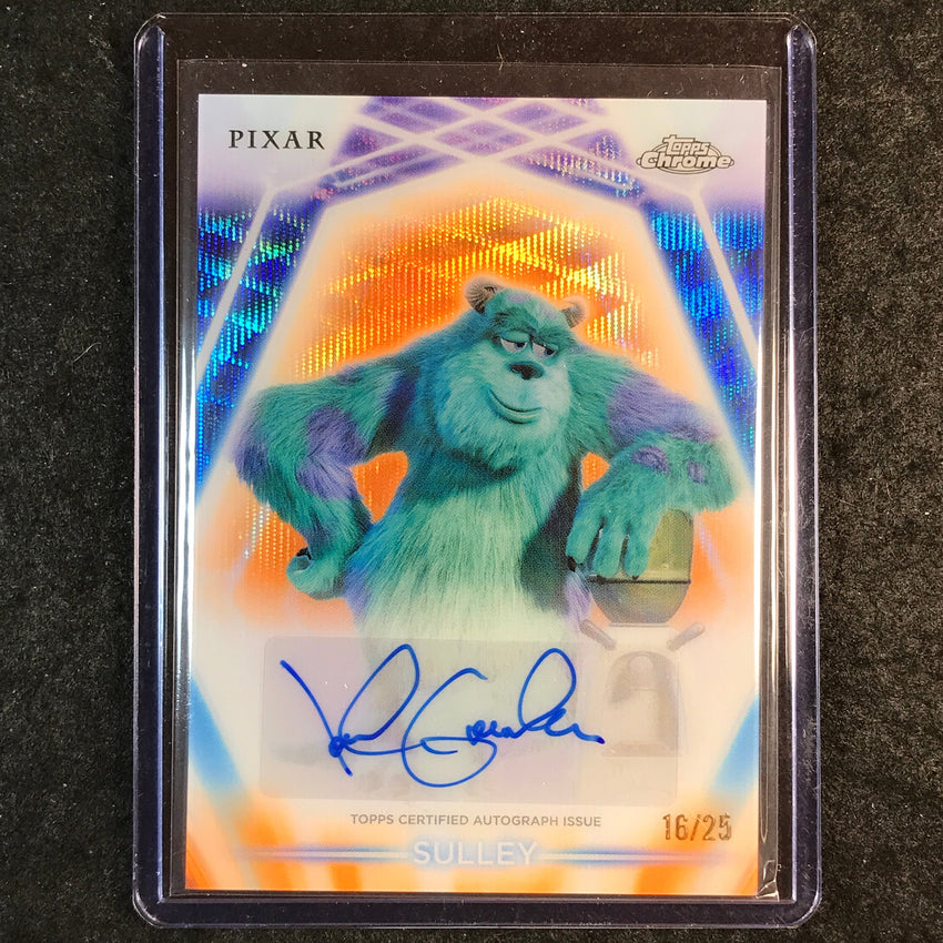2026 Topps Disney Neon JOHN GOODMAN AS SULLEY Chrome Neon Etch Auto Orange 16/25