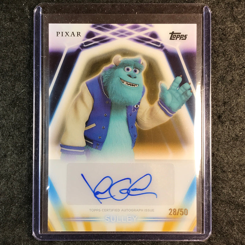 2026 Topps Disney Neon JOHN GOODMAN AS SULLEY Topps Neon Autographs Gold 28/50