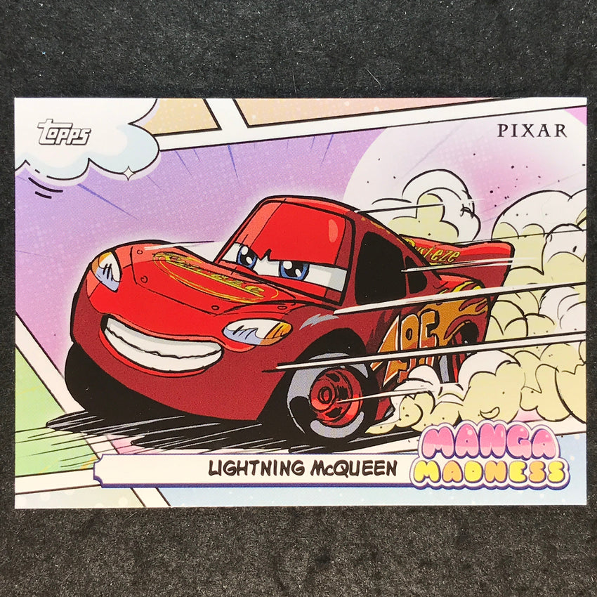 2026 Topps Disney Neon LIGHTNING MCQUEEN Manga Madness #MM-10
