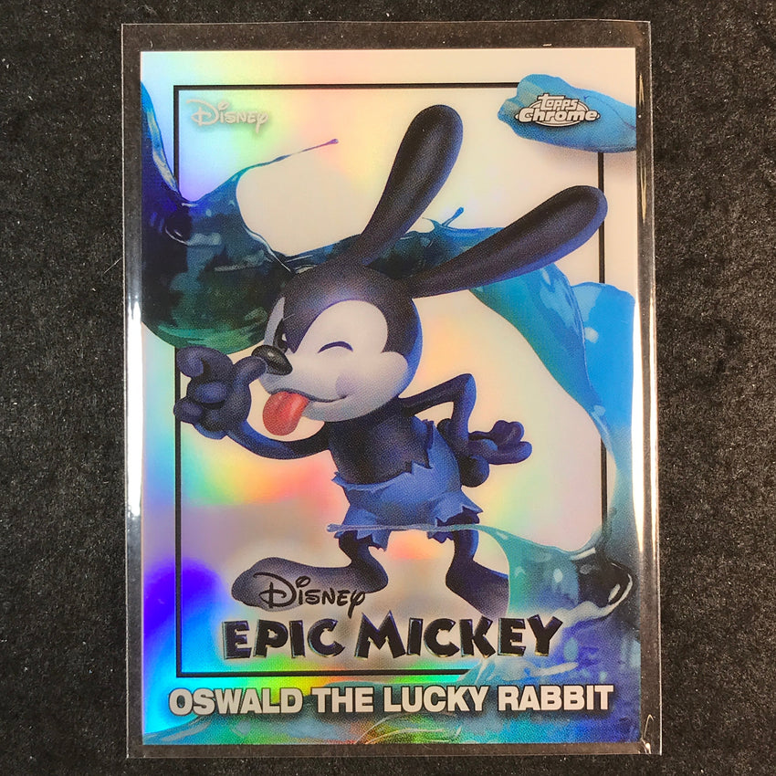 2026 Topps Disney Neon OSWALD THE LUCKY RABBIT Epic Mickey #EM-5