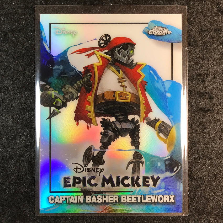 2026 Topps Disney Neon CAPTAIN BASHER BEETLEWORX Epic Mickey #EM-9