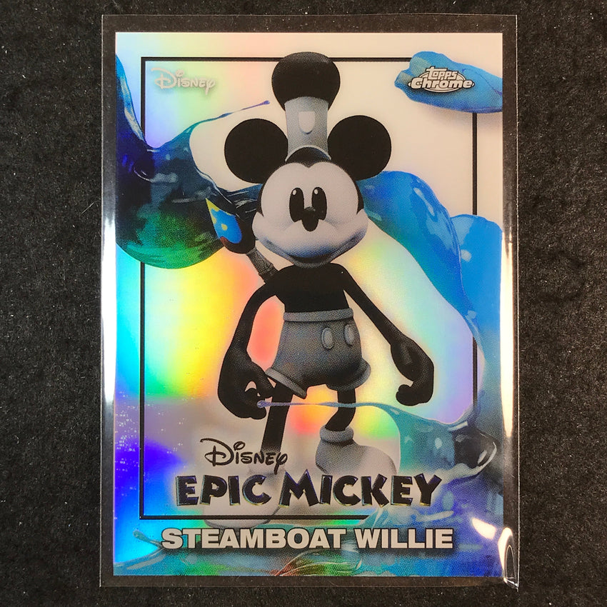 2026 Topps Disney Neon STEAMBOAT WILLIE Epic Mickey #EM-10