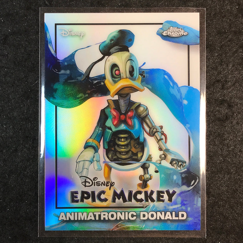 2026 Topps Disney Neon ANIMATRONIC DONALD Epic Mickey #EM-15