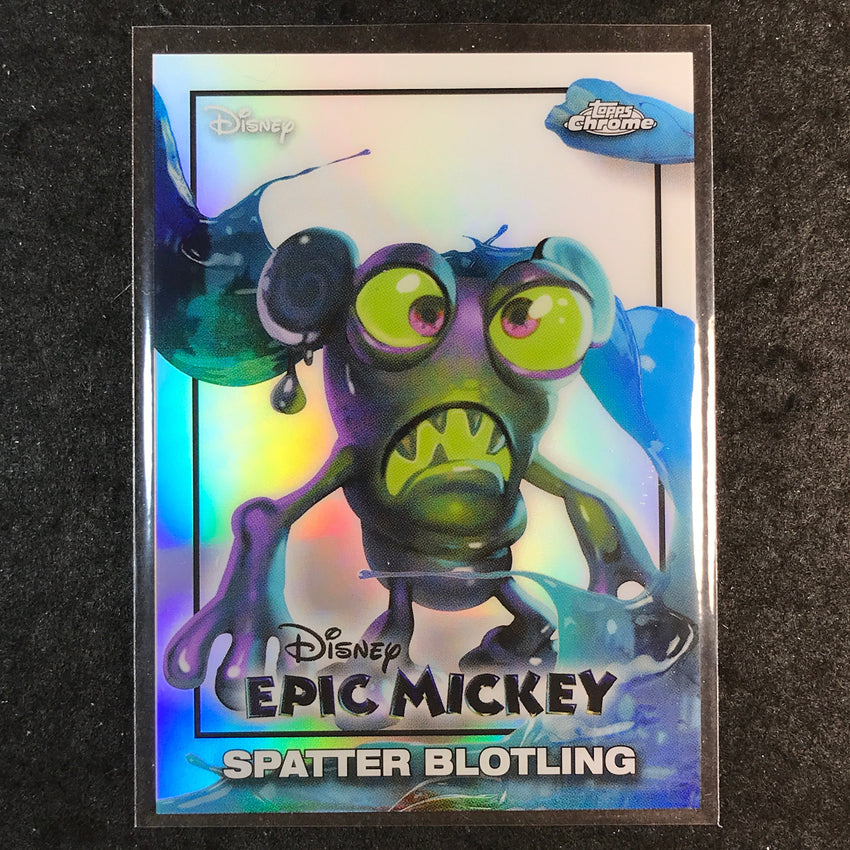 2026 Topps Disney Neon SPATTER BLOTLING Epic Mickey #EM-18