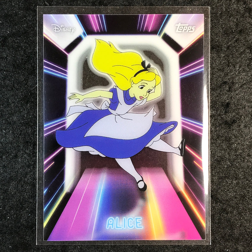2026 Topps Disney Neon ALICE Neon Lights Acetate #NPL-1