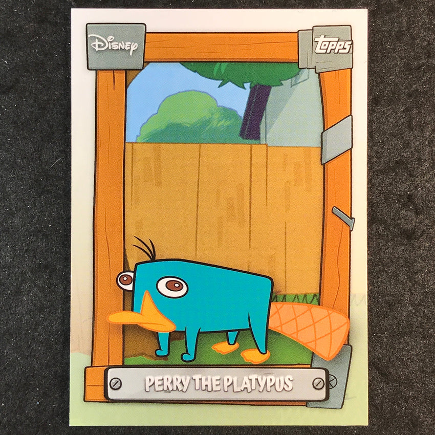 2026 Topps Disney Neon PERRY THE PLATYPUS Phineas and Ferb #P&F-5