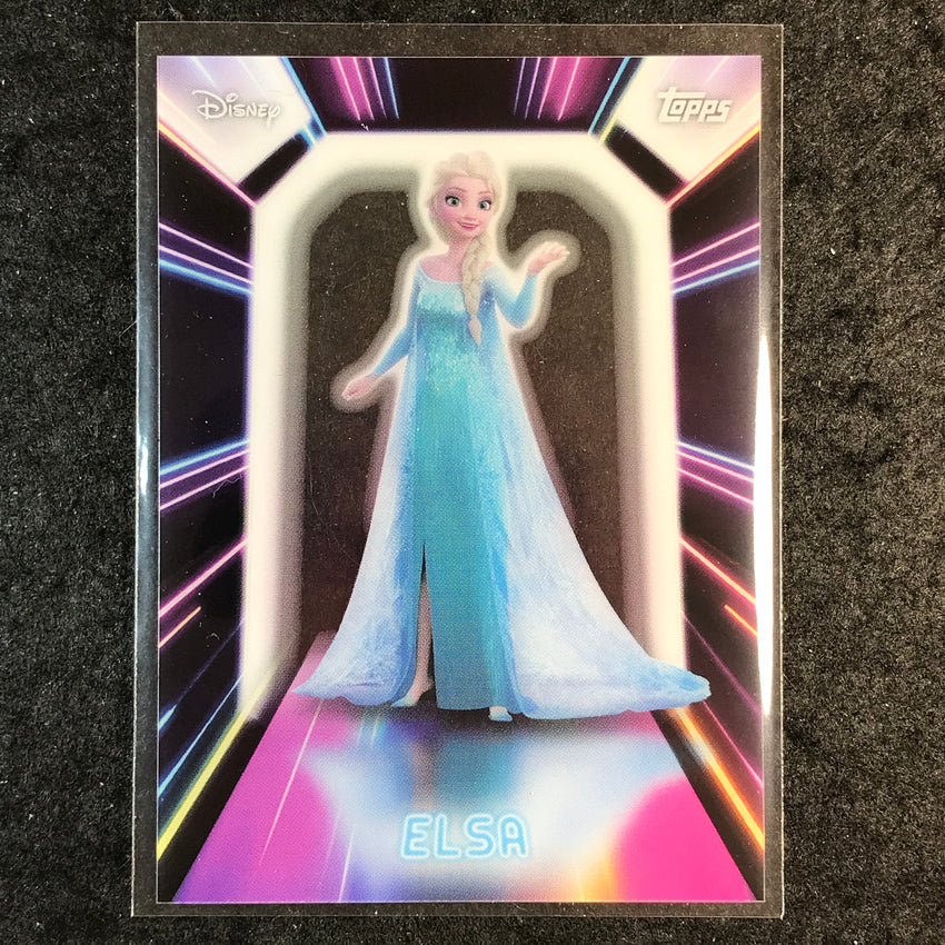 2026 Topps Disney Neon ELSA Neon Lights Acetate #NPL-8