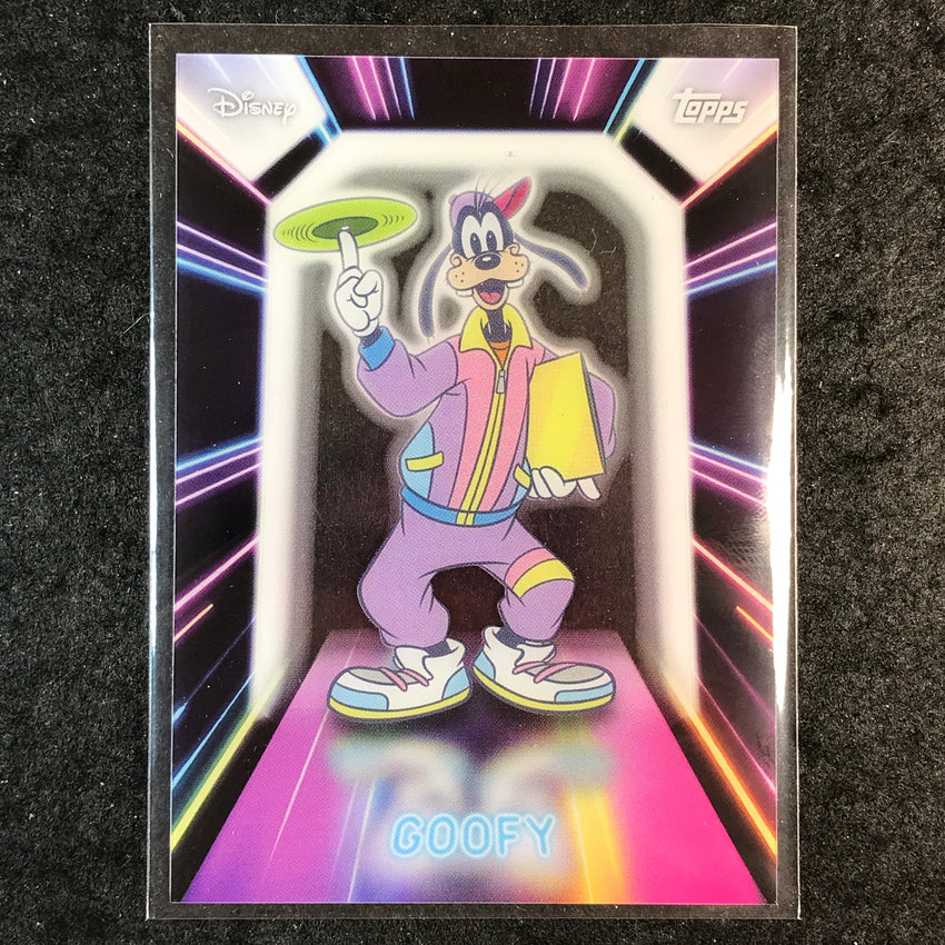 2026 Topps Disney Neon GOOFY Neon Lights Acetate #NPL-10