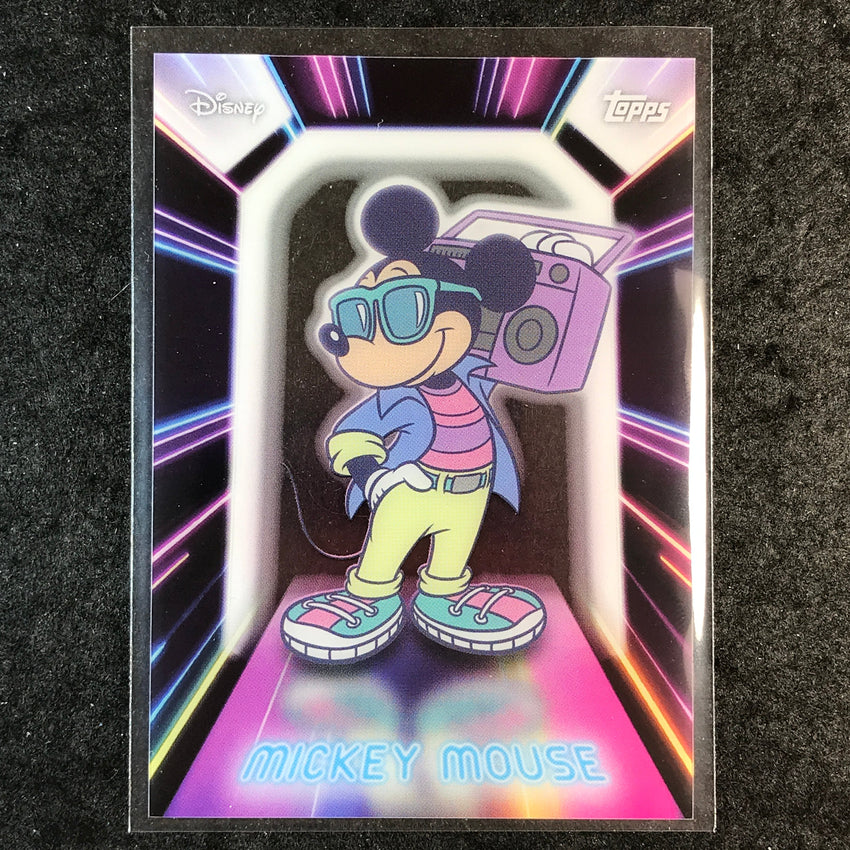 2026 Topps Disney Neon MICKEY MOUSE Neon Lights Acetate #NPL-14