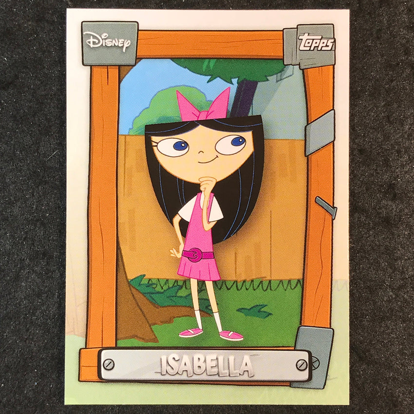 2026 Topps Disney Neon ISABELLA Phineas and Ferb #P&F-6