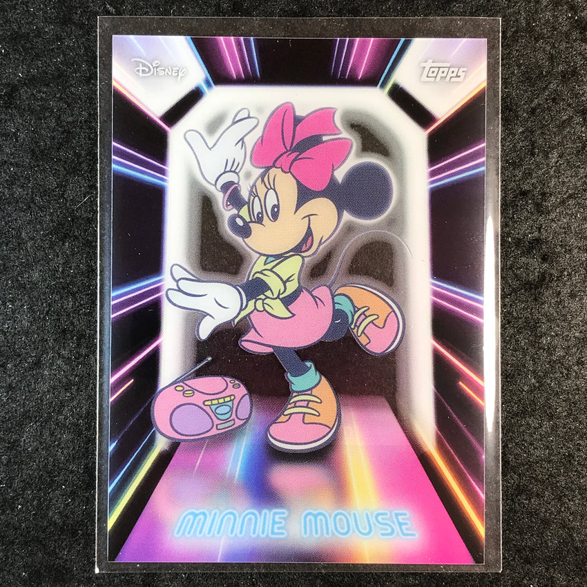 2026 Topps Disney Neon MINNIE MOUSE Neon Lights Acetate #NPL-15