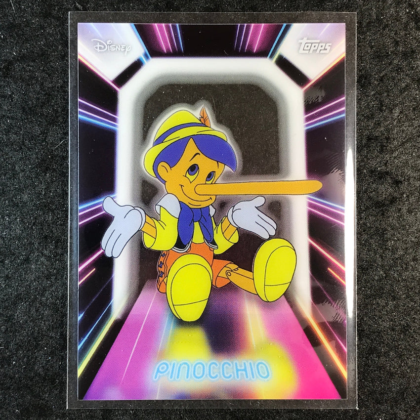 2026 Topps Disney Neon PINOCCHIO Neon Lights Acetate #NPL-19
