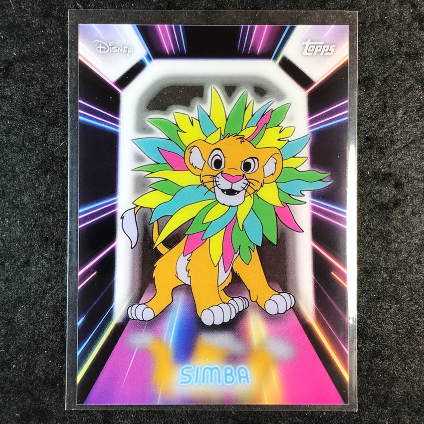 2026 Topps Disney Neon SIMBA Neon Lights Acetate #NPL-21