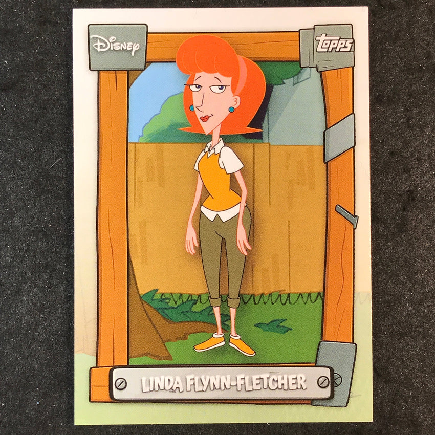 2026 Topps Disney Neon LINDA FLYNN-FLETCHER Phineas and Ferb #P&F-7