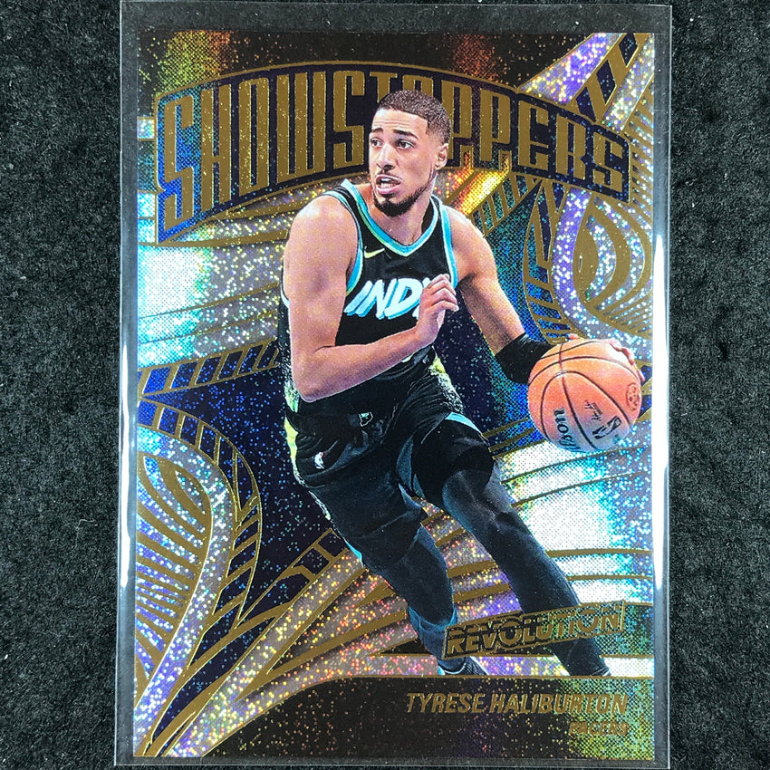 2024-25 Revolution TYRESE HALIBURTON Showstoppers Neutron /125 #18