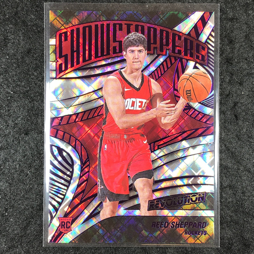 2024-25 Revolution REED SHEPPARD Showstoppers Rookie Cosmic 10/99 #25