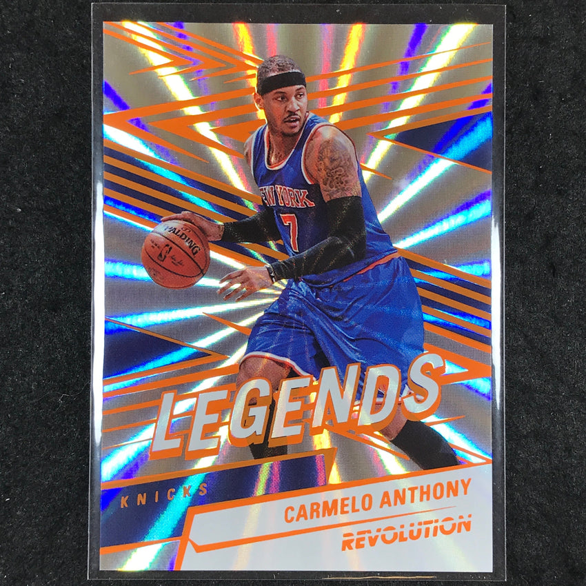 2024-25 Revolution CARMELO ANTHONY Legends Sunburst 72/75 #165