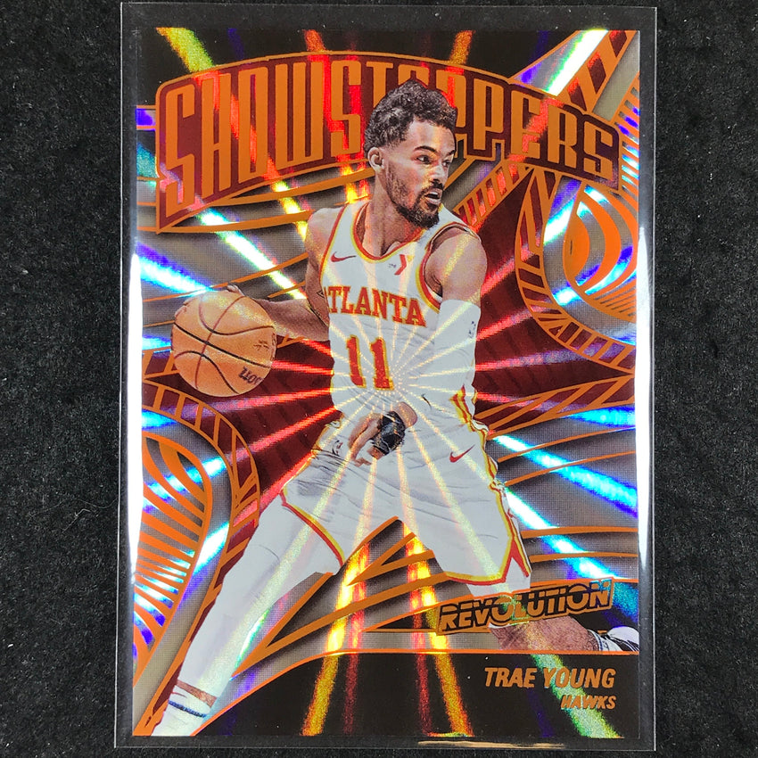 2024-25 Revolution TRAE YOUNG Showstoppers Sunburst 54/75 #3