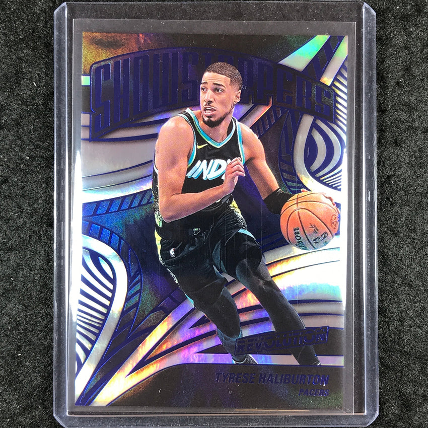2024-25 Revolution TYRESE HALIBURTON Showstoppers Infinite 7/25 #18