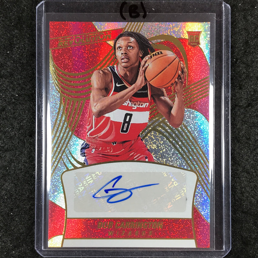 2024-25 Revolution BUB CARRINGTON Rookie Autographs Base #BUB (B)