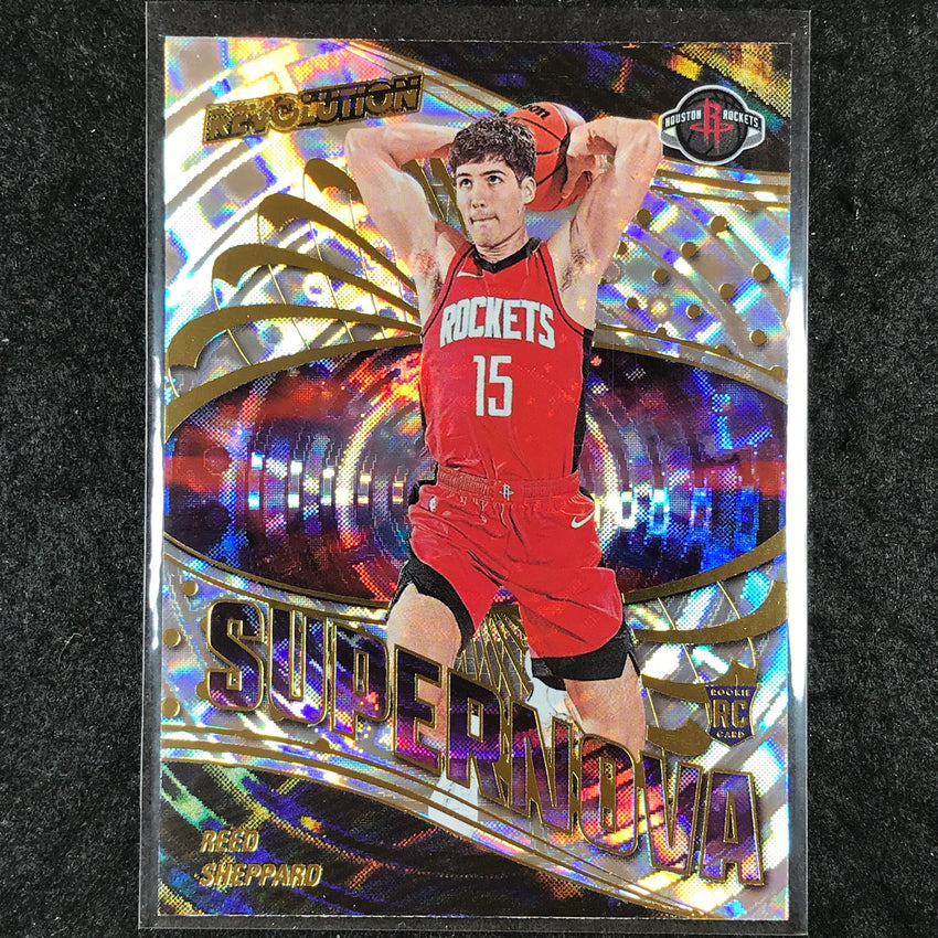 2024-25 Revolution REED SHEPPARD Supernova Rookie Fractal #18
