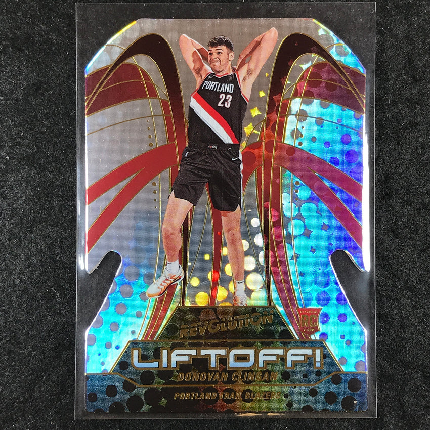 2024-25 Revolution DONOVAN CLINGAN Liftoff! Rookie Base Die-Cut #1