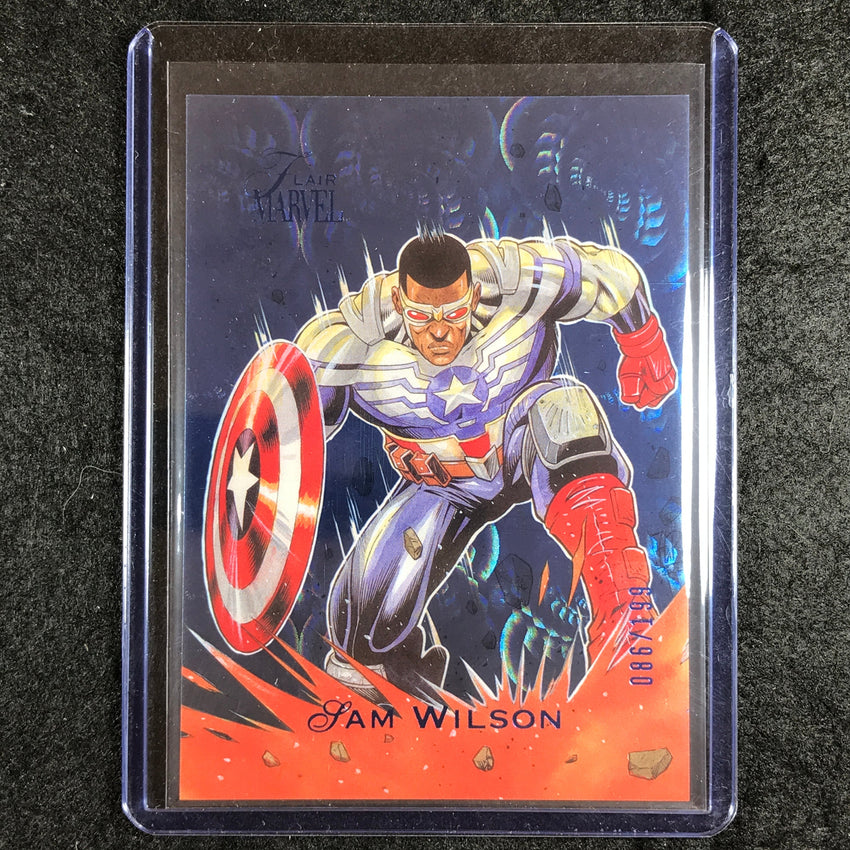 2023 Marvel Flair SAM WILSON Winter Flair 86/199 #39