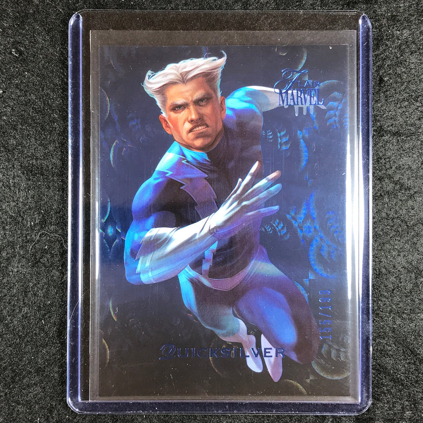 2023 Marvel Flair QUICKSILVER Winter Flair 155/199 #78