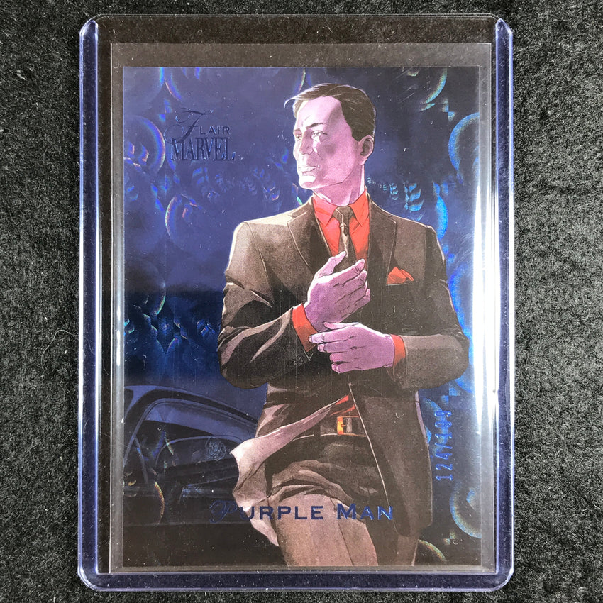 2023 Marvel Flair PURPLE MAN Winter Flair 124/199 #83