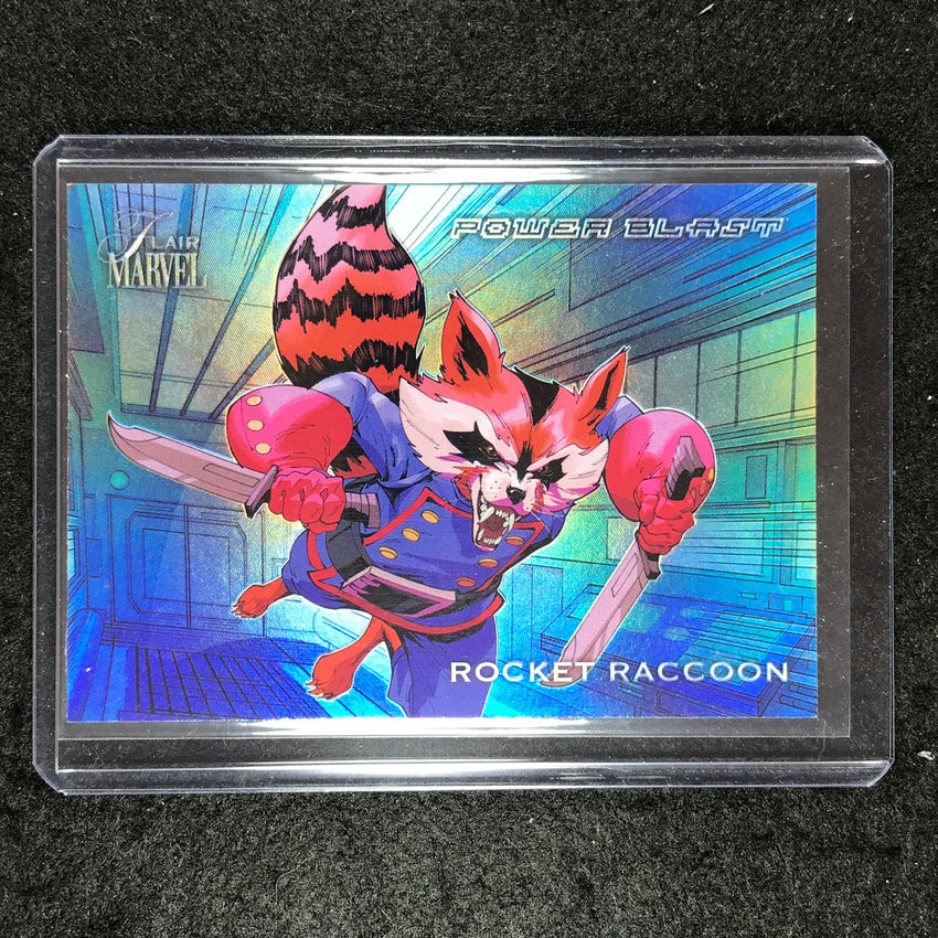 2023 Marvel Flair ROCKET RACCOON Powerblast SP #26