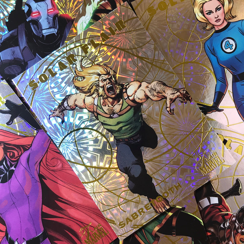2023 Marvel Flair IRON MAN Solar Flair SP #28